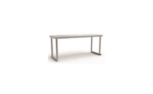 Simple modern rectangular office desk design.